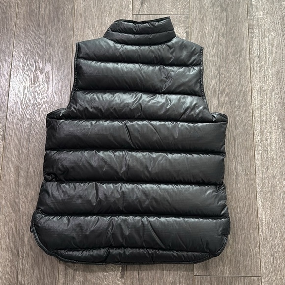 J. Crew Shiny Puffer Down Vest Alhambra black XS - Picture 6 of 6